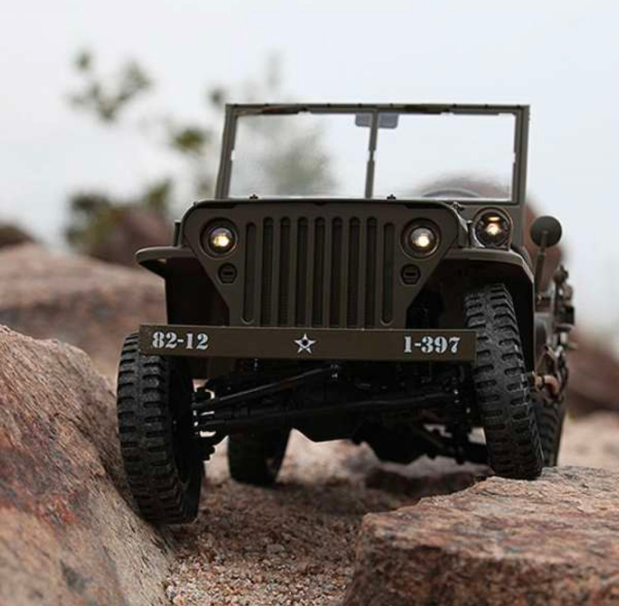 ROCHOBBY 1/6 1941 Military MB Scaler RTR – Ultra-Realistic WWII RC Jeep