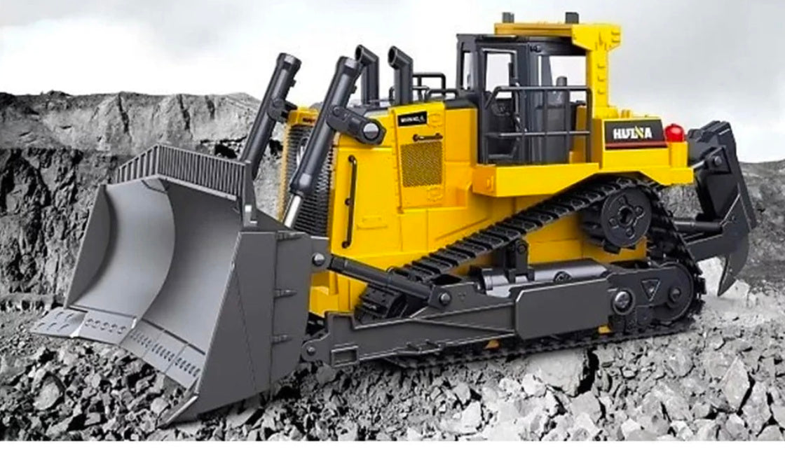 HUINA 1554 1:16 Remote Control Bulldozer (2025 Model) | Heavy-Duty RC Construction Vehicle