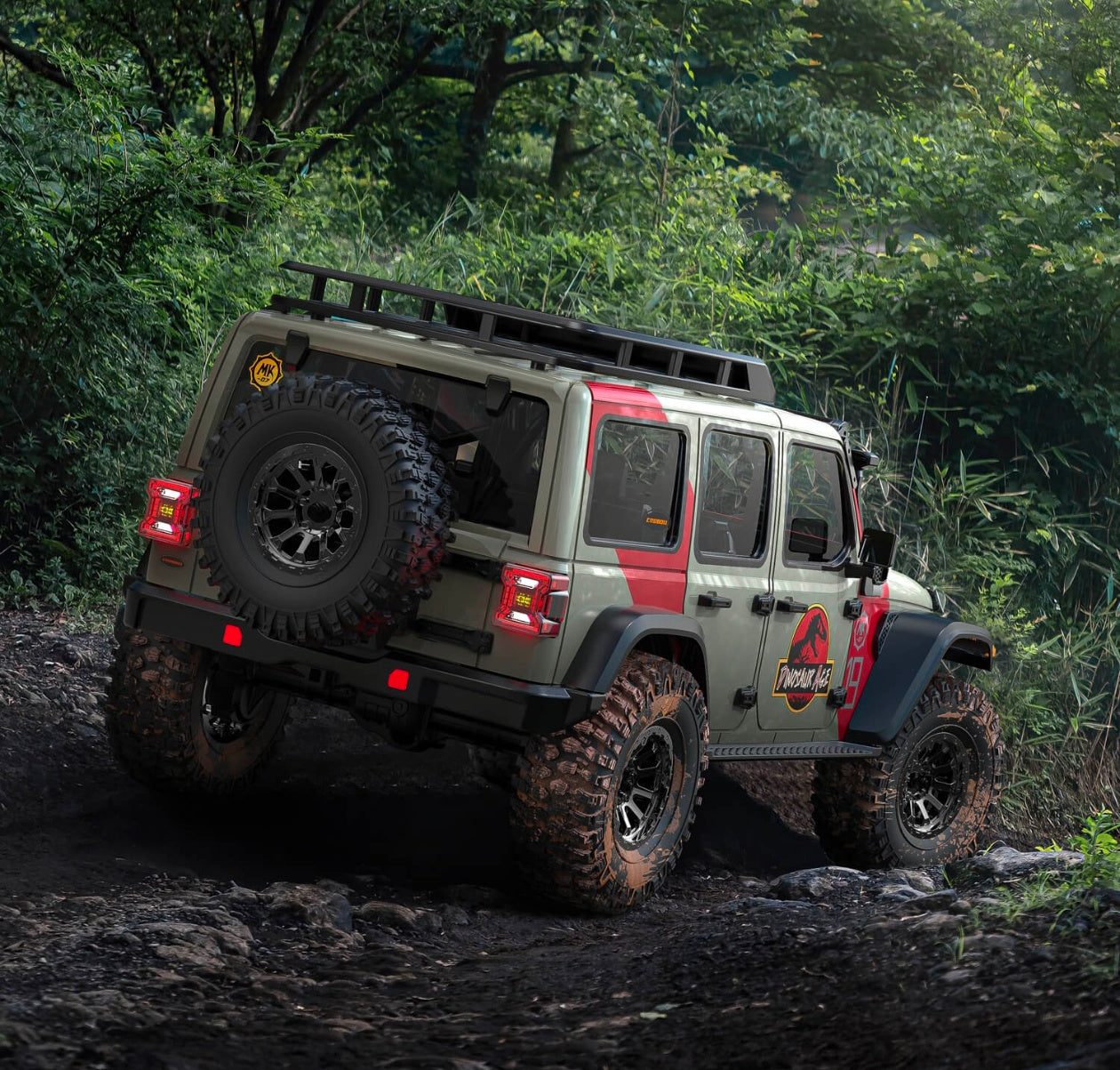 Rlaarlo MK-07 1/7 Scale 4WD Brushless RC Crawler – Hand-Painted Limited Edition