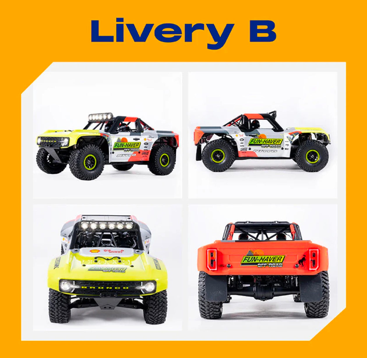 FMS 1:7 Ford Bronco RTR EB Brushless 4WD – Premium Scale RC Desert Truck