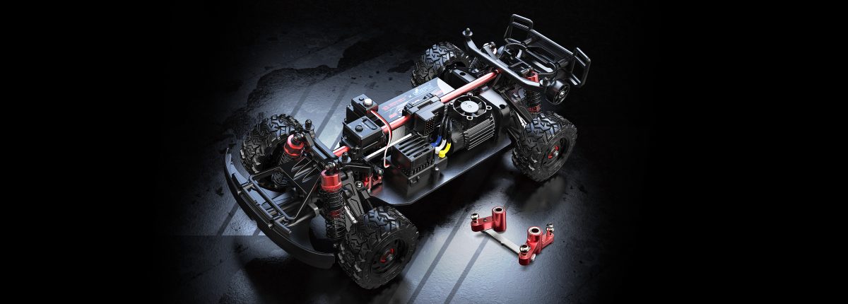 MJX Hyper Go 14211 1/14 Brushless Short Course RC Truck -70km/h, CNC Alloy