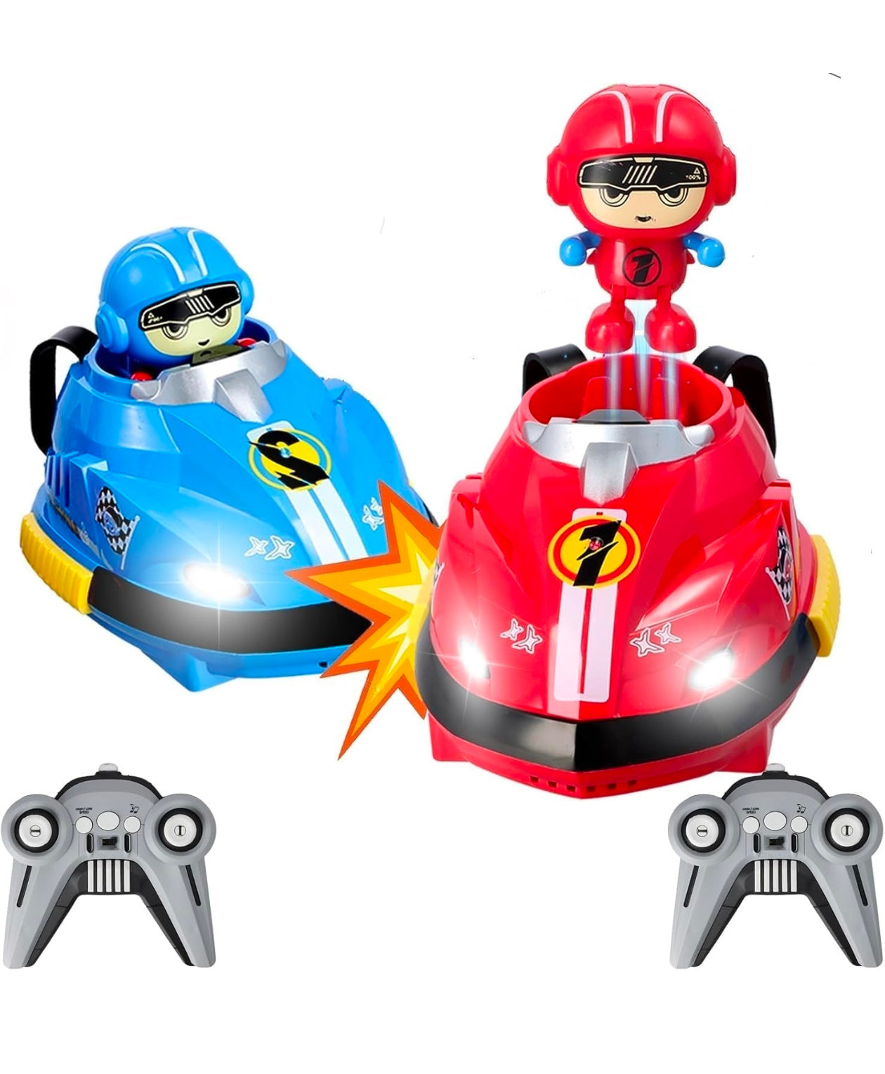 GO Dodgem Kart – Dual Battle Bumper Car Toy Set (Ages 4+) | Fun VS Racing Game for Kids