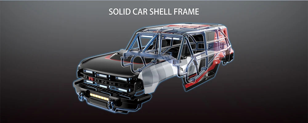 MJX Hyper Go H12P 1/12 RC Crawler – Licensed Ford Bronco Baja 1000 Edition