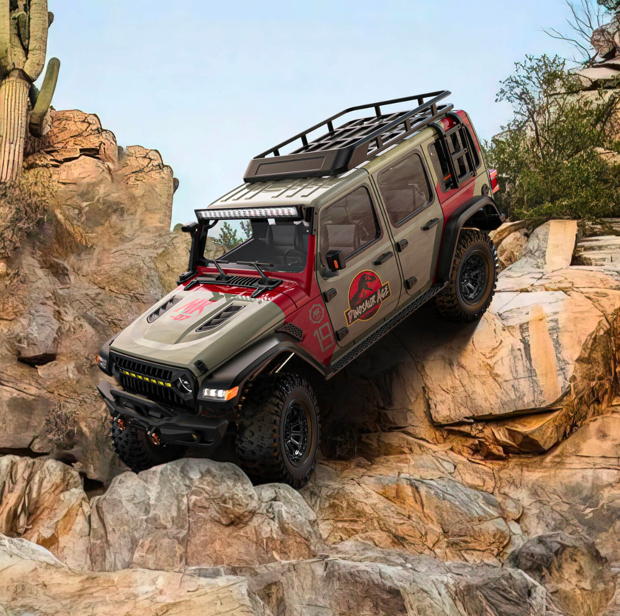 Rlaarlo MK-07 1/7 Scale 4WD Brushless RC Crawler – Hand-Painted Limited Edition