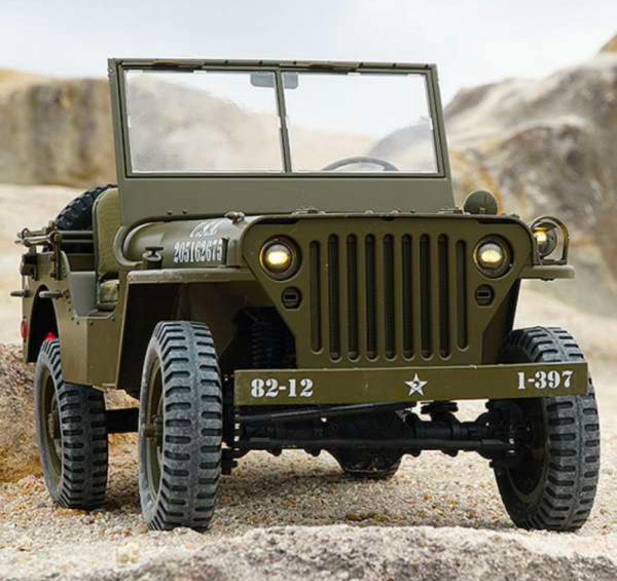 ROCHOBBY 1/6 1941 Military MB Scaler RTR – Ultra-Realistic WWII RC Jeep