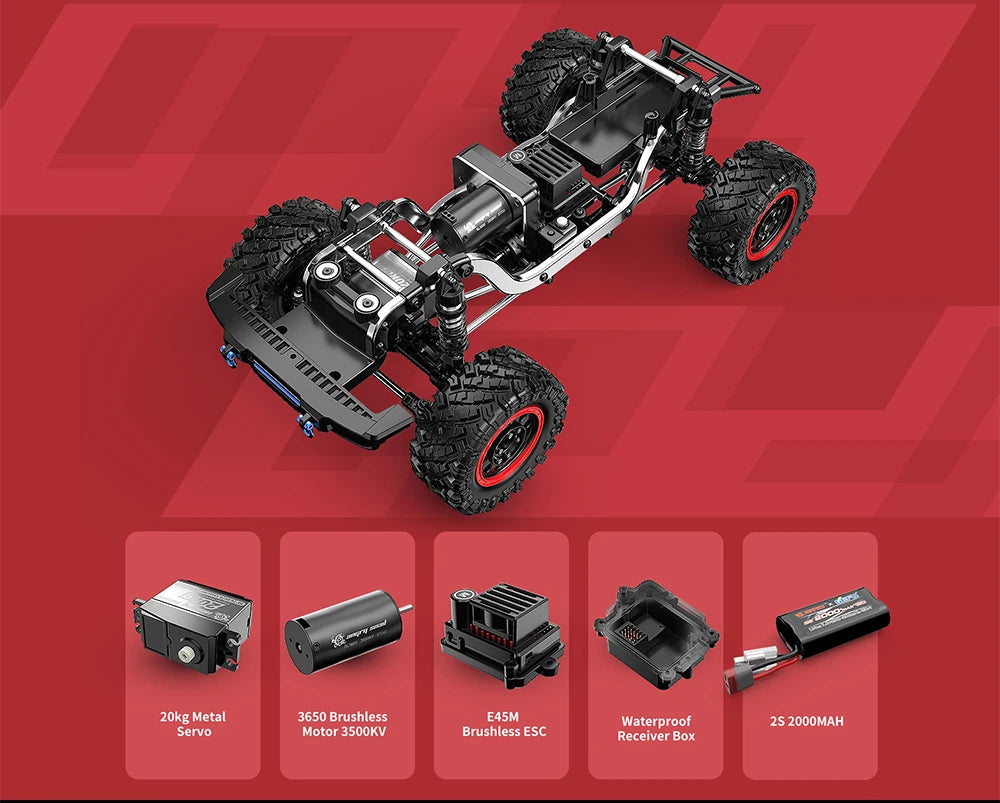 MJX Hyper Go H12P 1/12 RC Crawler – Licensed Ford Bronco Baja 1000 Edition