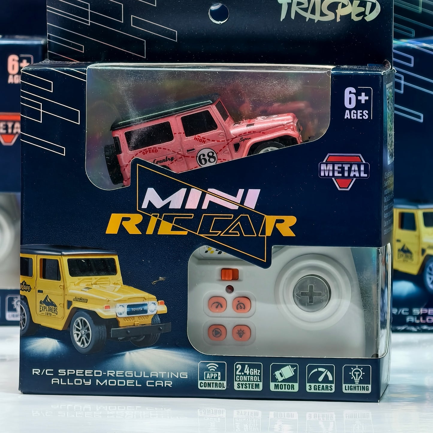 Toyota mini rc car 1:64 scale