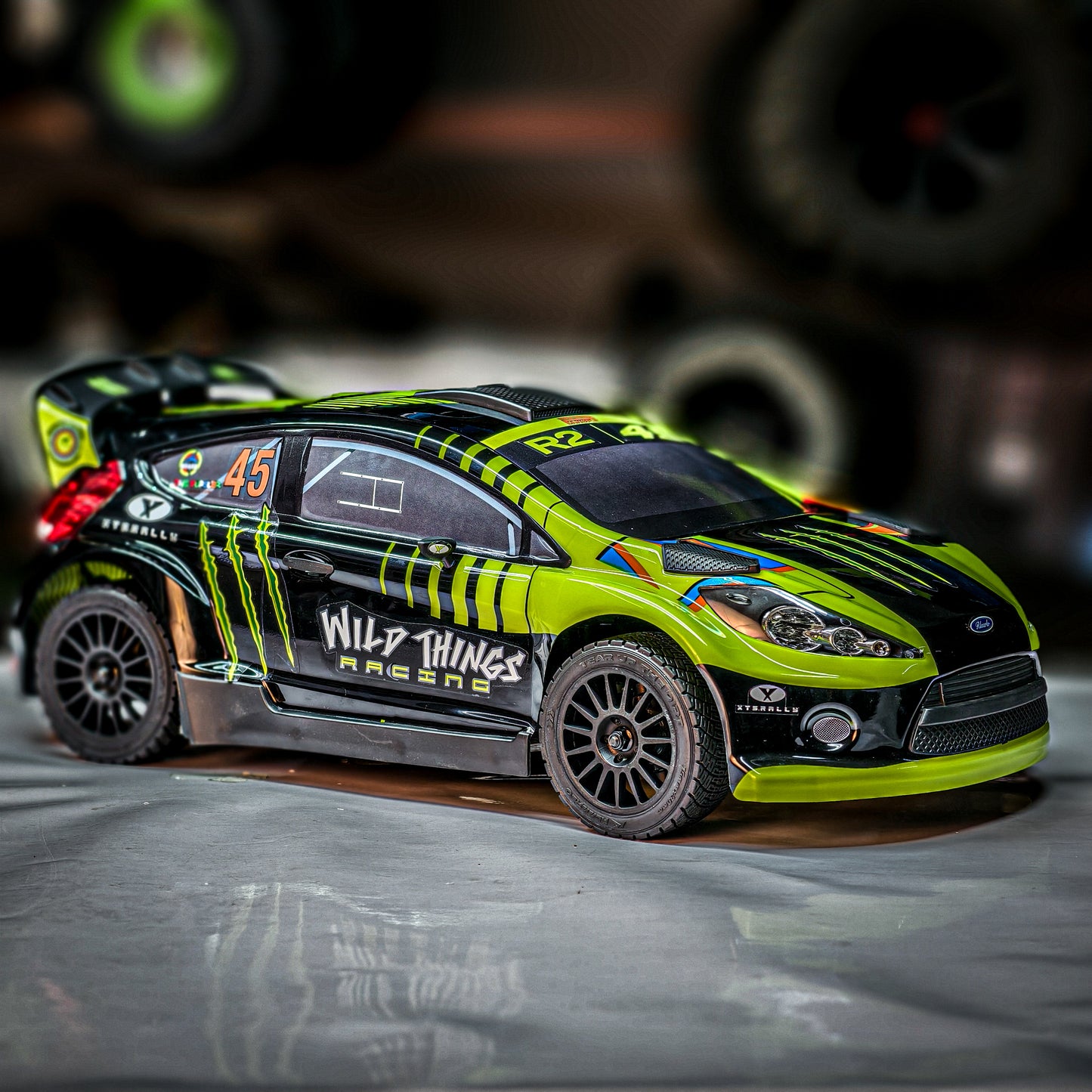 Rlaarlo XTS-F10 1/10 Carbon Fiber Brushless RTR 4WD RC Rally Car