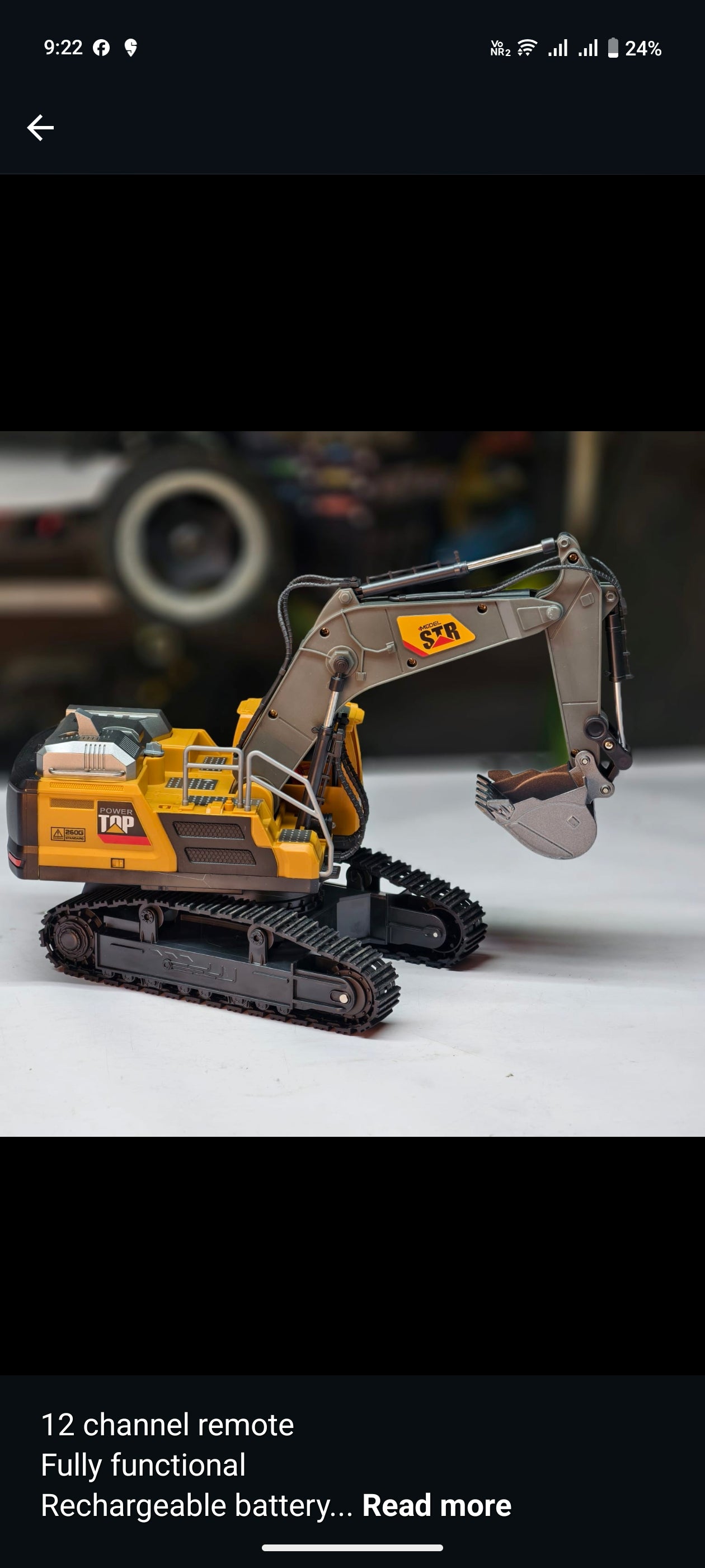 Excavator 1/4 scale