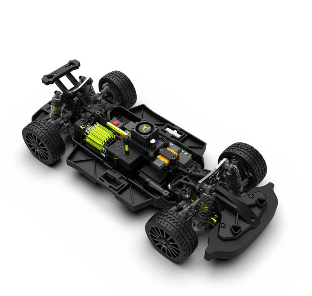 Rlaarlo XTS P12 Brushless 1:12 Scale 4WD Rally Car – Red (3S LiPo Version) | High-Speed RC Performance Car