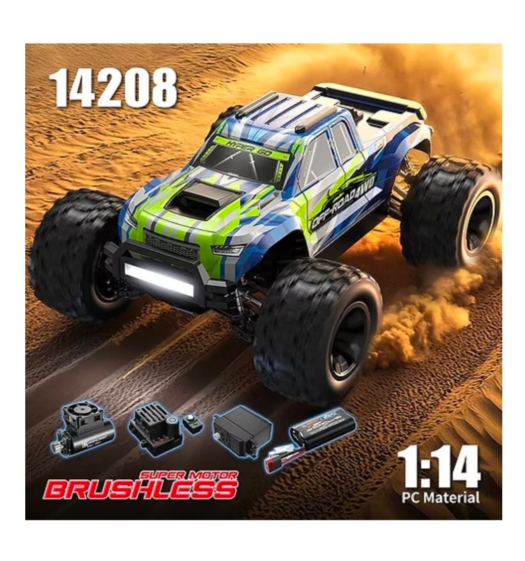 MJX HYPER GO 14208 1/14 2.4G Brushless High Speed RC Car – India