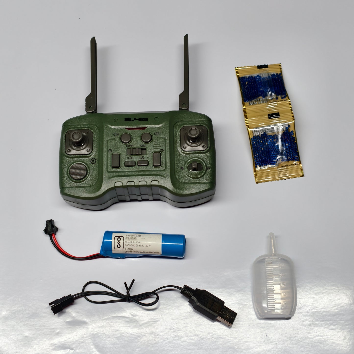 Army Tank with 360°Rotating Turret, Auto Demo, Sound & Smoke & Light, Military Vehicle remote control