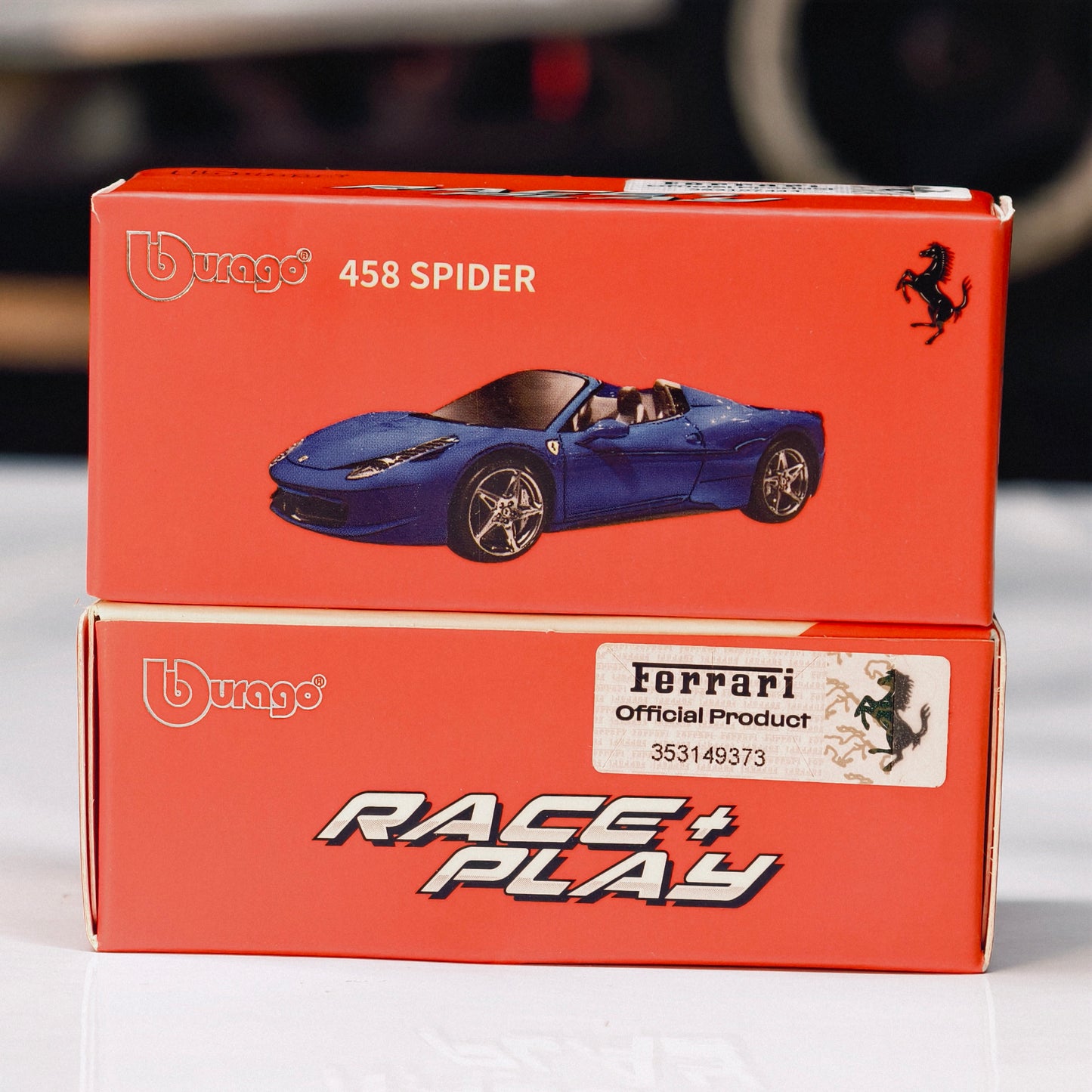 Bburago Ferrari 458 spider 1/64 scale