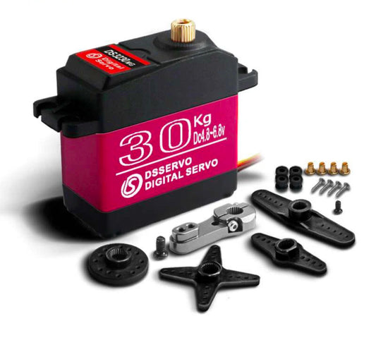 30kg digital servo for 1/8 1/10 or 1/12 rc models (180°)